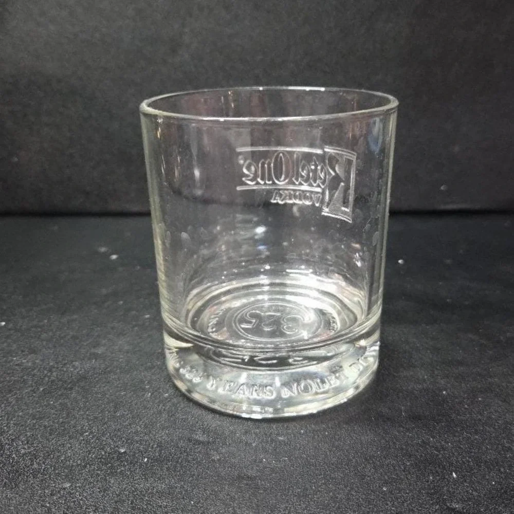 Ketel One Vodka Rocks Glass, Vtg Embossed Celebrating‎ 325 Years Lowball Tumbler